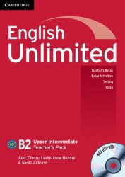 English Unlimited Upper-Intermediate Teacher's Pack (with DVD-ROM) Cambridge University Press / Підручник для вчителя