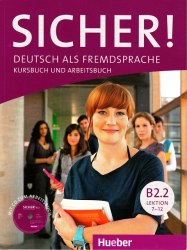 Sicher! B2.2 Kursbuch und Arbeitsbuch mit Audio-CD zum Arbeitsbuch Lektion 7-12 Hueber / Підручник + зошит