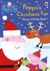 Peppa Pig: Peppa's Christmas Fun Sticker Activity Book Ladybird / Книга з наклейками