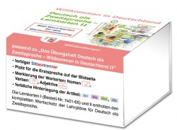 Willkommen in Deutschland – Deutsch als Zweitsprache Lernkarten II Hueber / Картки