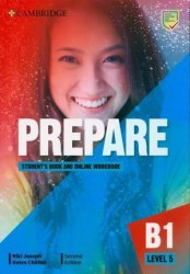 Prepare! (2nd Edition) 5 Student's Book with Online Workbook including Companion for Ukraine Cambridge University Press / Підручник+онлайн зошит+брошура