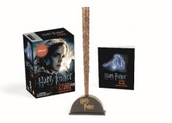 Harry Potter Hermione's Wand with Sticker Kit: Lights Up! Running Press / Книга + іграшка