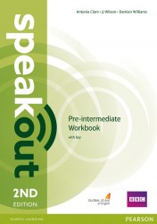 Speakout (2nd Edition) Pre-Intermediate Workbook with key Pearson / Робочий зошит