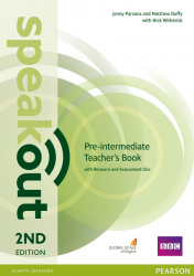 Speakout (2nd Edition) Pre-Intermediate Teacher's Book with CD Pearson / Підручник для вчителя