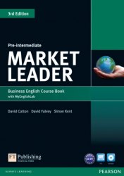 Market Leader (3rd Edition) Pre-Intermediate Course Book with DVD and MyLab Pack Pearson / Підручник для учня