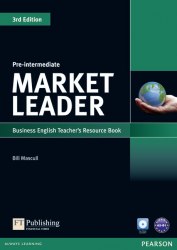 Market Leader (3rd Edition) Pre-Intermediate Teacher's book with Test Master CD-ROM Pearson / Підручник для вчителя