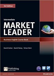 Market Leader (3rd Edition) Intermediate Course Book with DVD-ROM Pearson / Підручник для учня