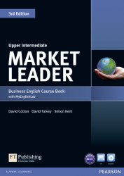 Market Leader (3rd Edition) Upper-Intermediate Course Book with DVD and MyLab Pack Pearson / Підручник для учня