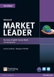 Market Leader (3rd Edition) Advanced Course Book with DVD and MyLab Pack Pearson / Підручник для учня