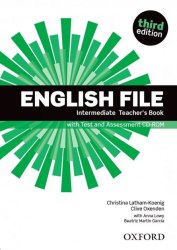 English File (3rd Edition) Intermediate Teacher's Book with Test and Assessment CD-ROM Oxford University Press / Підручник для вчителя