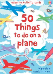 50 Things to Do on a Plane Usborne / Картки з маркером