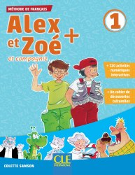 Alex et Zoe + 1 Livre de l'élève + CD Cle International / Підручник для учня