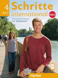 Schritte international Neu 4 Kursbuch + Arbeitsbuch + CD zum Arbeitsbuch Hueber / Підручник + зошит