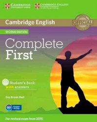 Complete First (2nd Edition) Student's Book with answers and CD-ROM Cambridge University Press / Підручник для учня