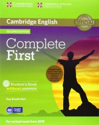 Complete First (2nd Edition) Student's Pack (Student's Book without answers with CD-ROM, Workbook without answers with Audio CD) Cambridge University Press / Набір книг