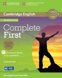 Complete First (2nd Edition) Student's Book with answers and CD-ROM and Class Audio CDs Cambridge University Press / Підручник для учня