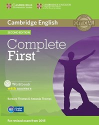 Complete First (2nd Edition) Workbook with answers and Audio CD Cambridge University Press / Робочий зошит