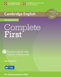 Complete First (2nd Edition) Teacher's Book with Teacher's Resources CD-ROM Cambridge University Press / Підручник для вчителя