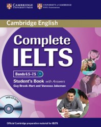 Complete IELTS Bands 6.5-7.5 Student's Book with answers and CD-ROM Cambridge University Press / Підручник з відповідями