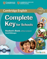 Complete Key for Schools Student's Book without answers with CD-ROM and Testbank Cambridge University Press / Підручник для учня
