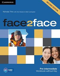 Face2face (2nd Edition) Pre-Intermediate Workbook without key Cambridge University Press / Робочий зошит без відповідей
