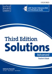 Solutions (3rd Edition) Advanced Teacher's Book with Teacher's Resource Disc and Workbook Audio Oxford University Press / Підручник для вчителя
