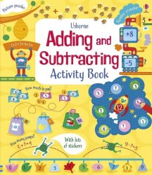 Adding and Subtracting Activity Book Usborne / Книга з наклейками