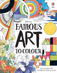 Famous Art to Colour Usborne / Розмальовка