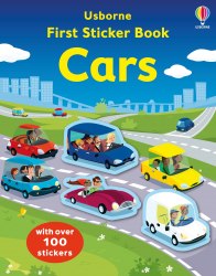 First Sticker Book: Cars Usborne / Книга з наклейками