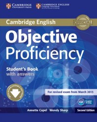 Objective Proficiency Second edition Student's Book with answers with Downloadable Software Cambridge University Press / Підручник для учня