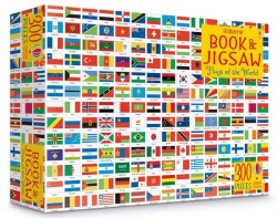 Usborne Book and Jigsaw: Flags of the World Usborne / Книга з пазлом