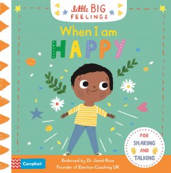 Little Big Feelings: When I am Happy Campbell Books / Книга з рухомими елементами