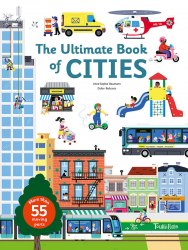 The Ultimate Book of Cities Twirl Books / Книга з рухомими елементами, Книга з віконцями, Розкладна книга