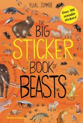 The Big Sticker Book of Beasts Thames and Hudson / Книга з наклейками