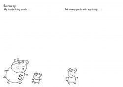 Peppa Pig: Mummy and Me Sticker Colouring Book Ladybird / Книга з наклейками, Книга з виробами, Розмальовка