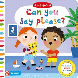 Big Steps: Can You Say Please? Campbell Books / Книга з рухомими елементами