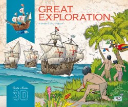 Great Exploration: Santa Maria 3D Sassi / Книга з виробами, Збірна модель