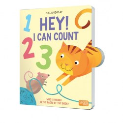 Pull-and-Play Hey! I Can Count Sassi / Книга з рухомими елементами