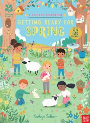 A Sticker Storybook: Getting Ready for Spring Nosy Crow / Книга з наклейками