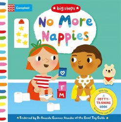 Big Steps: No More Nappies Campbell Books / Книга з рухомими елементами