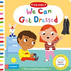 Big Steps: We Can Get Dressed Campbell Books / Книга з рухомими елементами