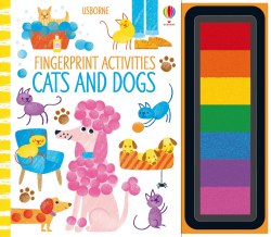Fingerprint Activities: Cats and Dogs Usborne / Розмальовка