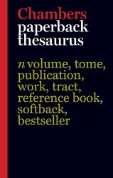 Chambers Paperback Thesaurus Chambers