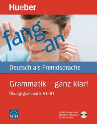 Grammatik – ganz klar! mit Hörübungen und interaktive Übungen Hueber / Граматика