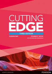 Cutting Edge 3rd Edition Elementary Students' Book with DVD Pearson / Підручник для учня