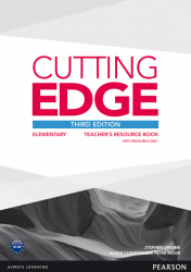 Cutting Edge 3rd Edition Elementary Teacher's Book with Teacher's Resource Disk Pearson / Підручник для вчителя