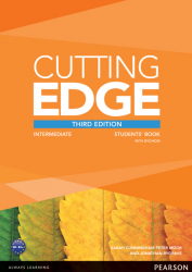Cutting Edge 3rd Edition Intermediate Students' Book with DVD Pearson / Підручник для учня