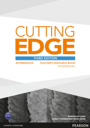 Cutting Edge 3rd Edition Intermediate Teacher's Book with Teacher's Resource Disk Pearson / Підручник для вчителя