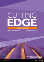 Cutting Edge 3rd Edition Upper-Intermediate Students' Book with DVD Pearson / Підручник для учня