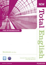 New Total English Pre-Intermediate Workbook with Key + Audio CD Pearson / Робочий зошит